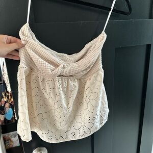 Strapless top!